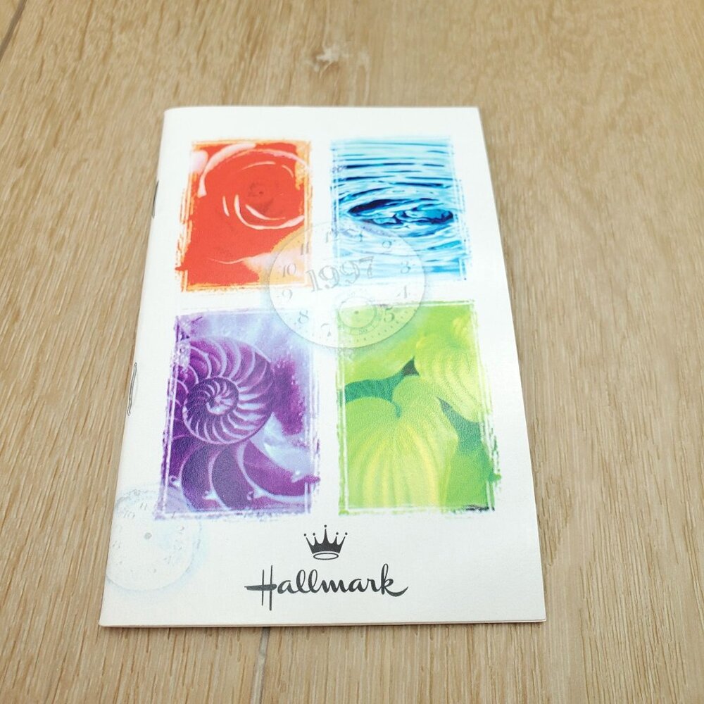 Vintage 1997 Hallmark Osco Drug Pocket Calendar 5.5" x 3.5" Monthly Nature Blank